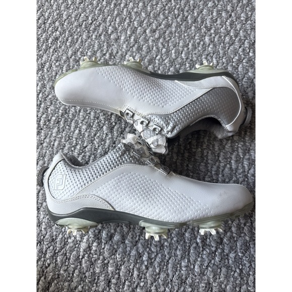 FootJoy DNA Boa Lace Women's 9 M Golf Shoes White Silver 94815 Light use - Picture 1 of 9